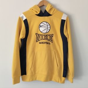 Nike Basketball Hoodie Yellow Boy Size XL (18-20)